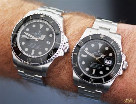 rolex deepsea sea dweller vs submariner